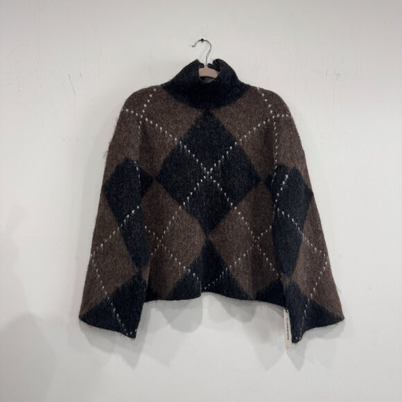 Commense Argyle Wool-Blend Sweater & Mini Skirt Set NWT, Size S/M - Picture 11 of 17